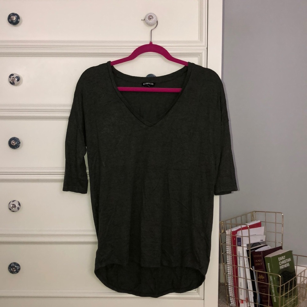 Green 3/4 sleeve